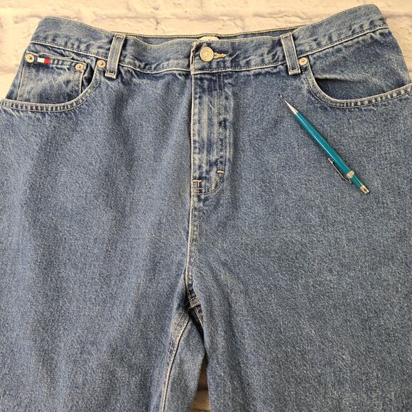 Vintage 2002 Tommy Hilfiger Women's Tapered Jeans size 16 - Picture 15 of 16